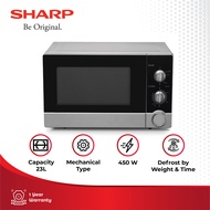 Sharp Microwave 450 Watt  R-21D0(S)IN - Hitam/Silver