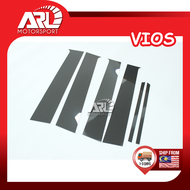 Toyota Vios XP90 NCP93 Belta Dugong 2nd Car Window Center Pillar Sticker Dark (PC) Door Pillar Black