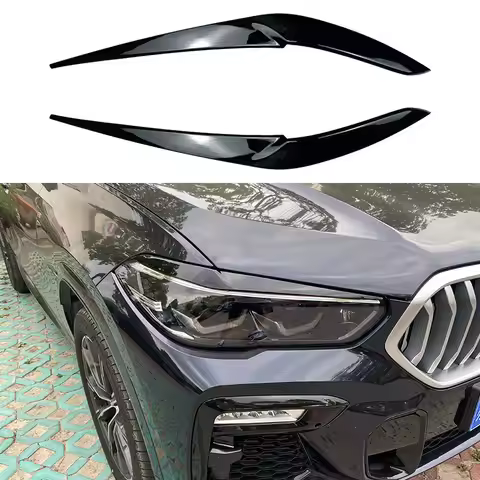 For BMW X5 G05 X6 G06 2019+headlight eyebrow exterior sticker modification