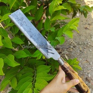 Pisau Model Golok Cap Marmin Original Sepuhan Tua Kualitas Terbaik Super Tajam Ketebalan 4 MM