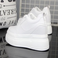 12cm Inner Height Increase Women's Shoes 10cm Height Increase Small Spring 8cm Platform Thick-Soled 