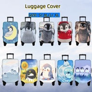 Penguin  luggage cover Washable luggage cover Anti-scratch luggage cover Suitable for 18-32 inch lug