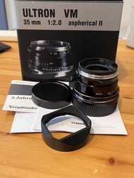 Voigtlander Ultron VM 35mm F2 Type II brass