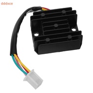 [dddxce] Current Rectifier Universal Voltage Regulator Motorcycle Voltage Stabilizer 4 Wires 4 Pins 