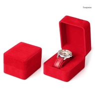 【CH*】 Flannelette Watch Travel Case Handmade Jewelry Storage Box Watches Holder Box