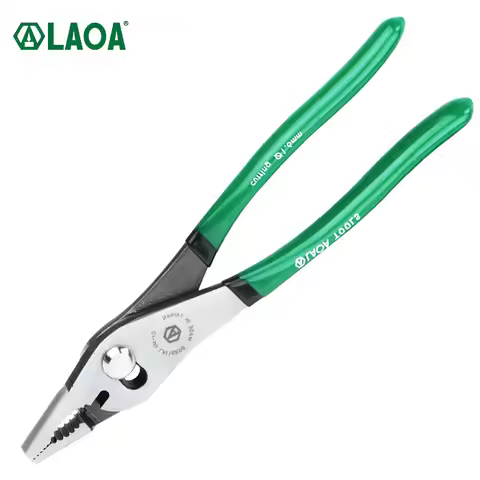 LAOA Multifunctional Cr-Mo Slip Joint Pliers Pipe Wrench Locking Pliers Wire Cutter HRC58 Profession