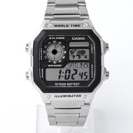 [香港行貨] 銅鑼灣店/太子店 門市正貨發售 Casio 地圖錶 AE-1200WHD-1A AE1200 AE-1200WHD ae-1200 ae1200 100% New 現貨發售 