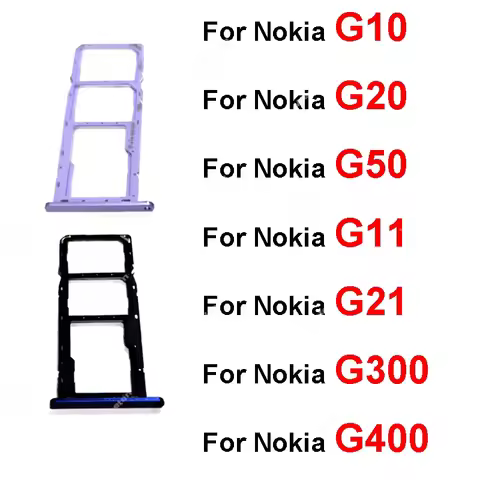 SIM Card Tray Slot For Nokia G10 G20 G50 G11 G21 G300 G400 SIM Card Holder Reader Adapter Socket Rep