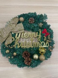聖誕節裝飾花環 蝴蝶結🎀和鬆塔 聖誕🎄