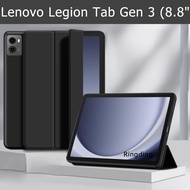 For Lenovo Legion Tab Gen 3 (8.8") ZAEF0050 fold Fashion Soft Silicone Leather Stand Case Flip Cover