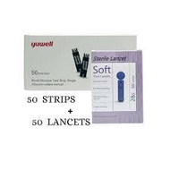 YUWELL BLOOD GLUCOSE TEST STRIP 50S+50 LANCETS