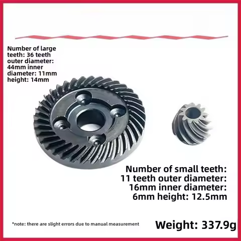 High Performance Gear Set Compatible with Hitachi G10SS 100G10SF2 Angle Grinders Replacement Parts C