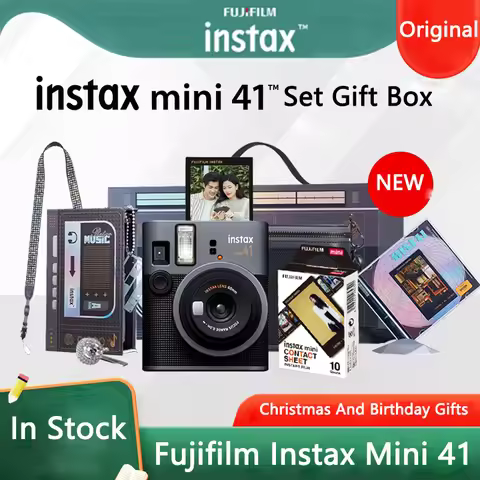 New Classic Fujifilm Instax Mini 41 Modern Fenghua Gift Box Instant Mini 40 Camera Fuji Photo Film P