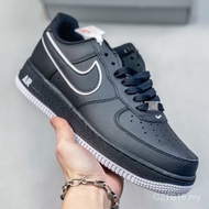 N & K Air Force 1 Low Black Fashion Lightweight Low-Top Casual Sneakers NB6M I8FE