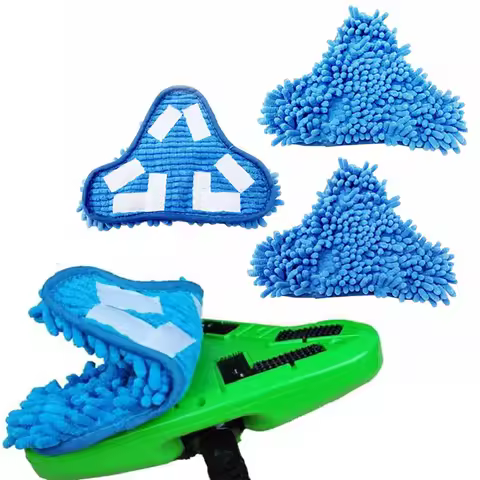 1/2pcs Mop Pads Steam Mop Replacement Microfiber Cleaning Mop Pads For H2O X5 Steam Cleaning Rag Che