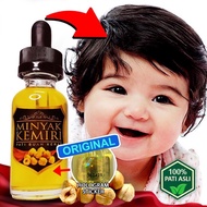 Baby Hair Oil Minyak Kemiri Buah Keras Asli Minyak rambut bayi Pelebat rambut bayi
