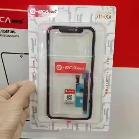 2pcs tested GX Touch Screen Glass with OCA for IPhone X XM XR 11 12 13 Pro Max Screen Digitizer oute