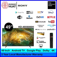 Sony 49 Inch 4K UHD Android TV KD-49X8000H HDR Google Play Store Netflix Youtube KD49X8000H Smart TV