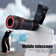 Cell Phone Lens Universal 8X Optical Zoom Lens Manual Telescope Lens with Clamp
