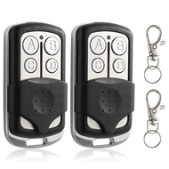 Universal Remote Control Key Fob with 4 Buttons for Car Garage Door Gate 433mhz Portable Cloning Garage Door Copier Wireless Auto Remote