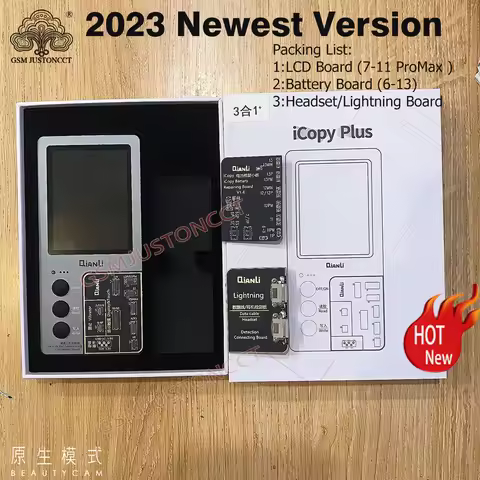 3 in 1 iCopy Plus 2.2 True Tone Light Sensor Battery Repair 6g-13 Vibrate Read/Write/Edit Recovery P