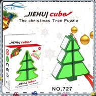 QCXL Plastic Christmas  Tree  Magic  Cube Funny Puzzle Cube For Children Christmas Gift Pendant Small Gift Kids