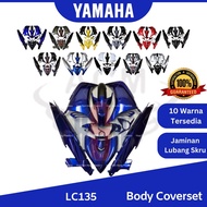 YAMAHA 135LC V2 V3 V4 V5 V6 V7 Clutch 5s LC Full Body Cover Set Coverset Kosong Bodyset LC135 LCV2 L