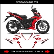 HONDA GTR 150 STRIPING STICKER / HONDA GTR 150 MOTORCYCLE VARIATION STICKER LIST / SUPRA GTR