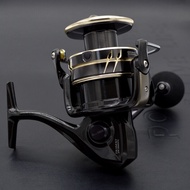Big Game Fishing Spinning Reel Rigid Aluminum Body & Rotor 44LB Seal Carbon Drag