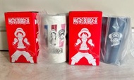 日版 One Piece X MosBurger 海賊王 咖啡杯 路飛草帽團 索柏款 一套 Luffy Chopper