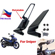 REYGEAKT For Yamaha Sniper 155 150 Sniper155 Sniper150 Motorcycle Rearview Side Mirror With Light Wi