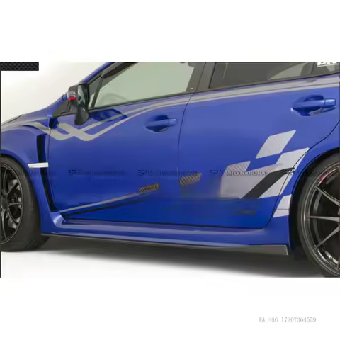 New 18 for Subaru Impreza STI WRX VAB VAF carbon fiber modification Varis skirts small body kit side