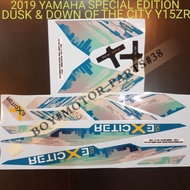 Y15 Y15ZR EXCITER150(21):DUSK&DAWN OF THE CITY'2019 SPECIAL EDITION BODY STICKER**FREE GIFT**