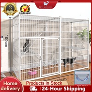 Large Cat Cage Sangkar Kucing Besar Murah 4 Tingkat 2 Level Cat House Cat Villa Indoor for Many Cats