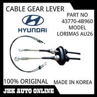 43770-4B960 CABLE GEAR LEVER (MANUAL) LORIMAS AU26 100% NEW ORIGINAL MADE IN KOREA PRICE FOR 1 SET
