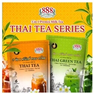 35gx6s 888 instant thai green tea & thai tea & ice lemon tea & hazelnut chocolte