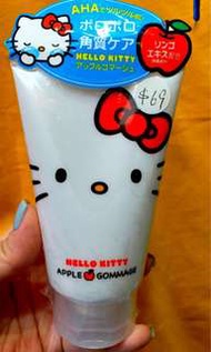 Hello Kitty 蘋果酸(AHA)及蘋果精華 去角質層凝膠$69