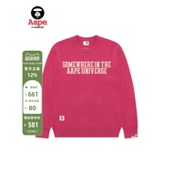 Aape Flagship Store Men's Autumn Winter Letter Jacquard Simple Casual Trendy Round Neck Sweater D300