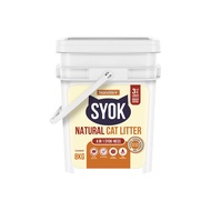 Nanovet Syok Mineral Sand Natural Cat Litter 8kg/Refill pack 4.8kg