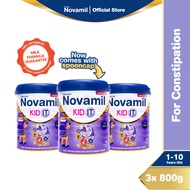 Novamil KID IT Growing Up Milk for Constipation Relief (800g x 3)