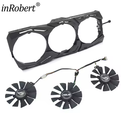For ASUS AREZ ROG Strix RX VEGA56 VEGA64 580 590 480 OC Edition Graphics Card Cooling Fan 87MM FDC10