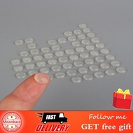 [Ready Stock]100Pcs Self-Adhesive Silicone Feet Semicircle Bumpers Door Furniture Pad 8x2.5mm