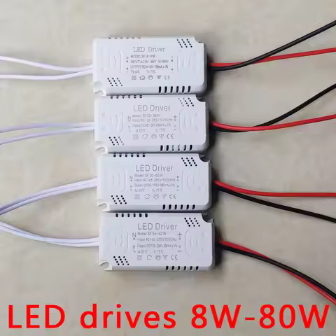 LED Driver 300mA Board 8-24W 20-36W 30-50W 36-60W 70W 60-80W LED Power Supply Unit Lighting Transfor