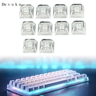 [Devoko] 10x 1U Xda Profile Keycaps Gaming Keyboard Parts Lightweight Versatile PC Fashion Game Love