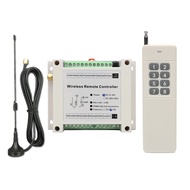 รีเลย์10A 8ช่องสัญญาณ RF รีโมทคอนโทรลไร้สาย รีเลย์433 MHz 2000M DC 12V 24V 36V
