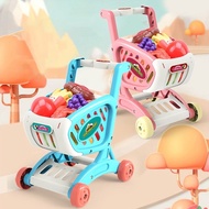 【Sabai_sabai】รถเข็นเด็ก ตะกร้ารถเข็นจําลอง ตะกร้าสินค้าเด็ก รถเข็นซุปเปอร์ ของเล่นเด็ก ของเล่นเล่นตามบทบ