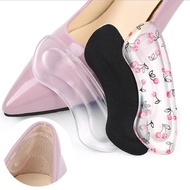 1Pair Silicone Gel Women Heel Inserts protector Foot feet Care Shoe Insert Pad Insole Cushion Massage Rear Foot Sticker