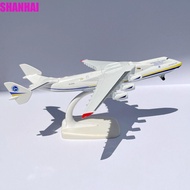 SHANHAI AN225 Model Plane, Metal Alloy Diecast Antonov an-225, Static Aircraft Replica Mriya 20CM Ai