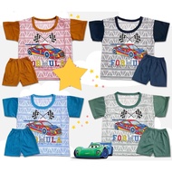 Baby boy clothes set 0-6 months baby with Cars motif (BS-002)