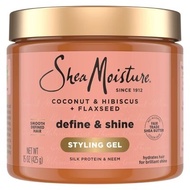 SheaMoisture, Defining Styling Gel, Coconut & Hibiscus + Flaxseed, 15 oz (425 g)